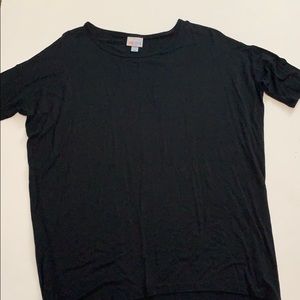 Solid black LuLaRoe Irma